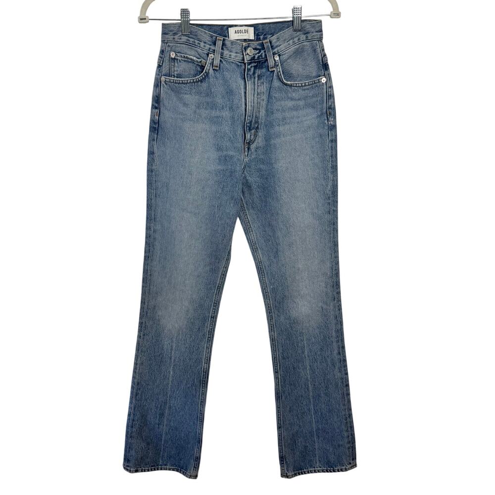 Agolde Women's Vintage Flare Organic Cotton Jeans in Light Blue Wash 25